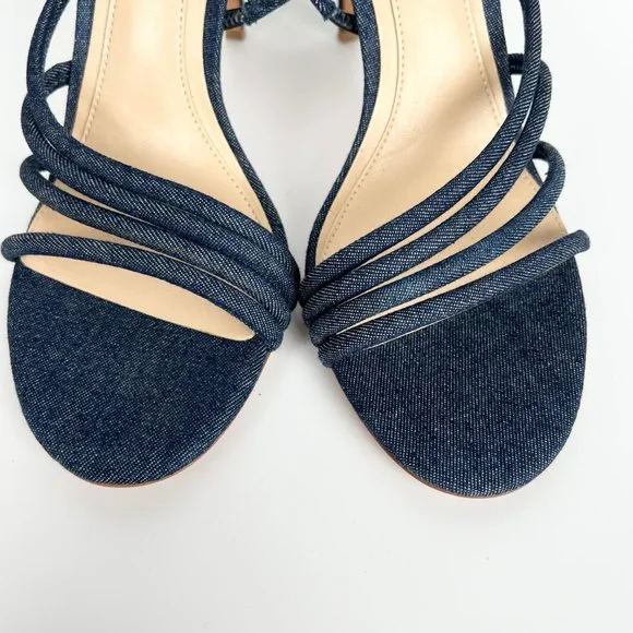 Stunning Anthropologie Brian Atwood Fifi High Heels Stiletto Sandals 90's Y2K 10 - Picture 4 of 8